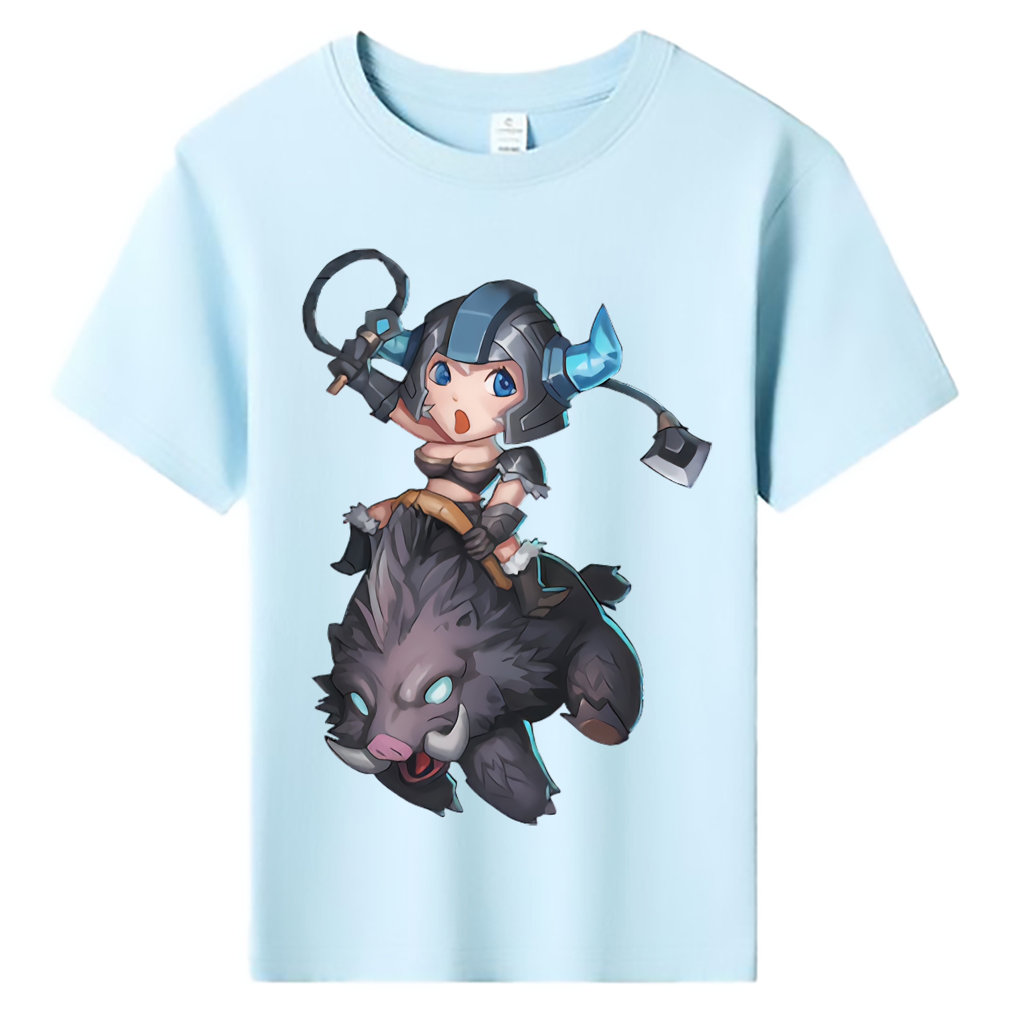 （画像用） リーグ・オブ・レジェンド League of Legends LOL 綿100％キッズTシャツ（フロントプリント）
